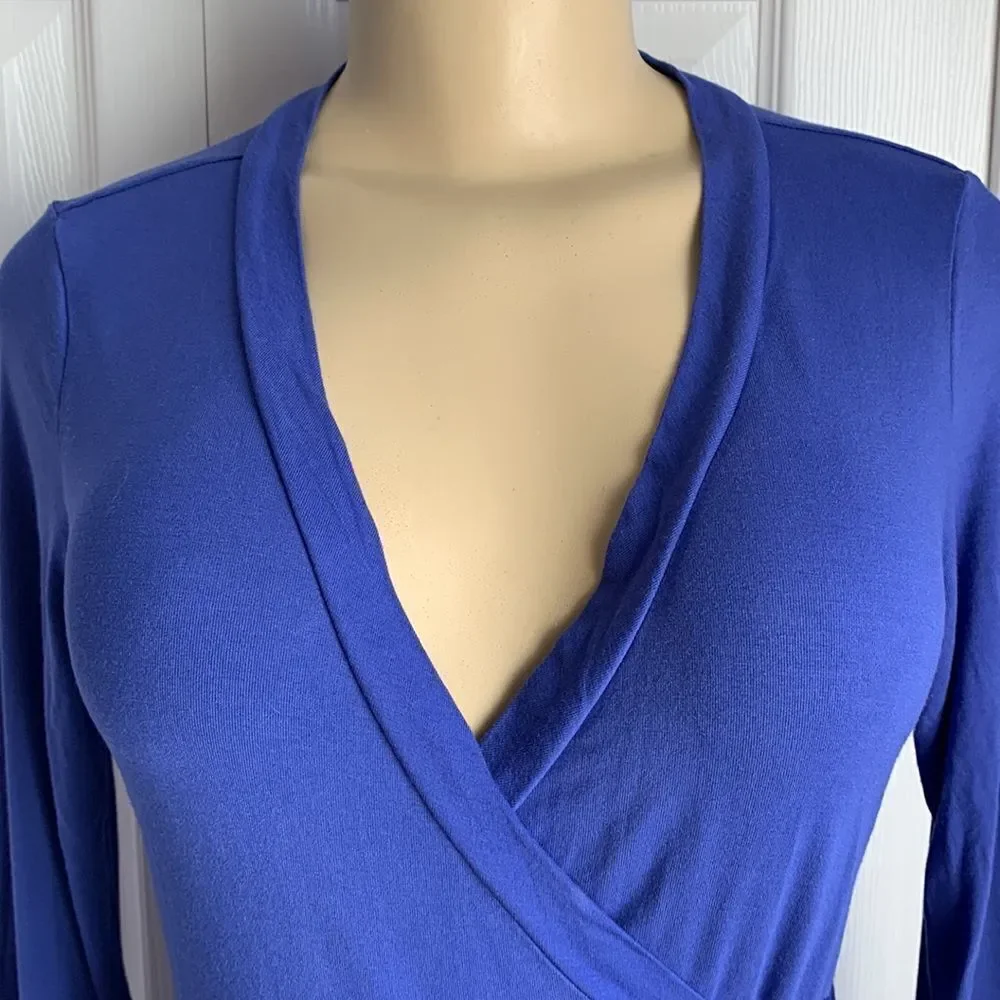 Gap Maternity Adjustable Wrap MIDI Dress XS